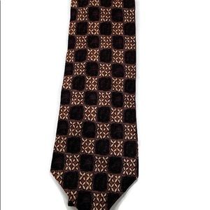 Vintage Nordstrom Handcrafted in USA Silk Tie